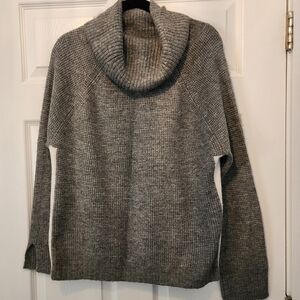 Lou & Grey Gray Cowl Neck Sweater